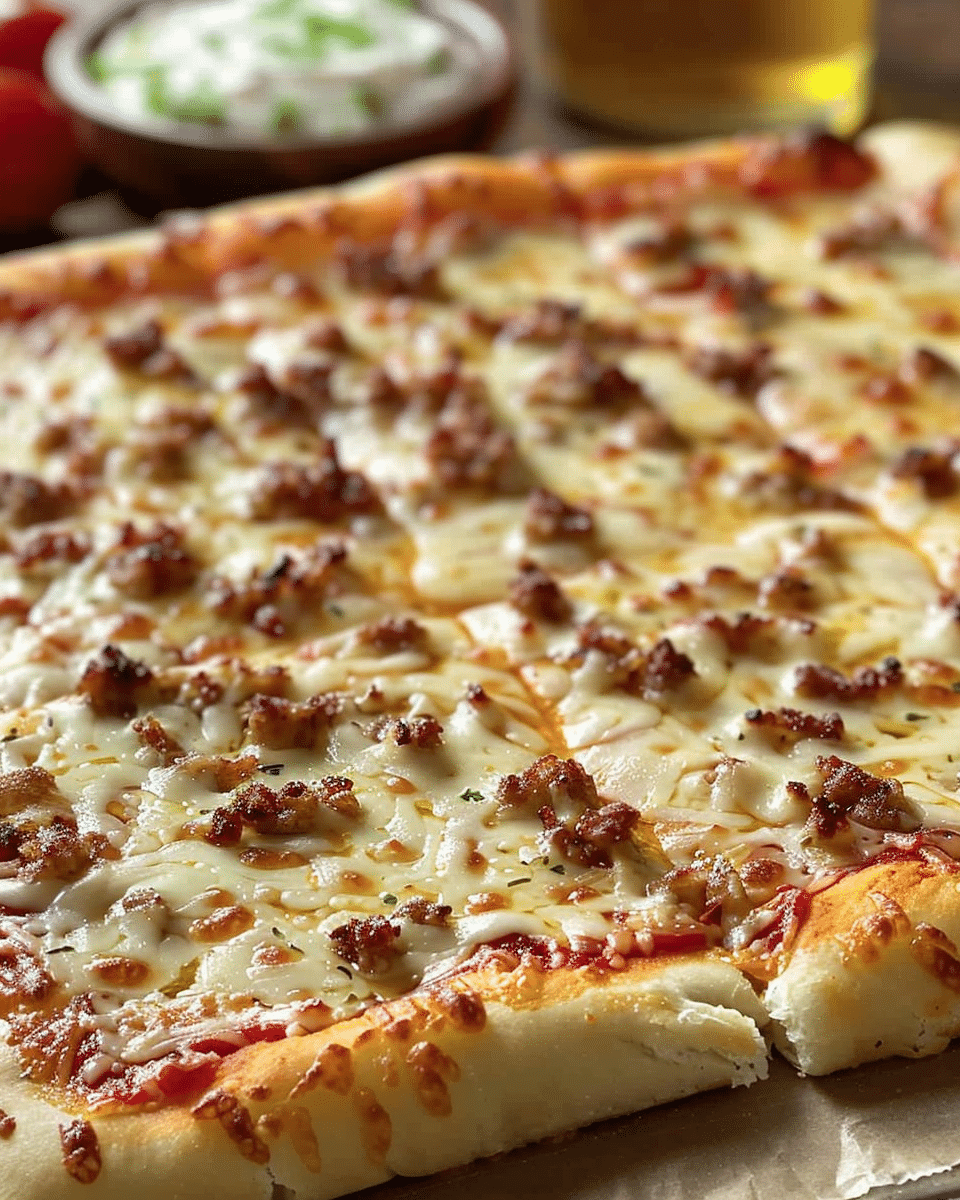 School Pizza Recipe – Nostalgic, Cheesy, and Crowd-Pleasing!