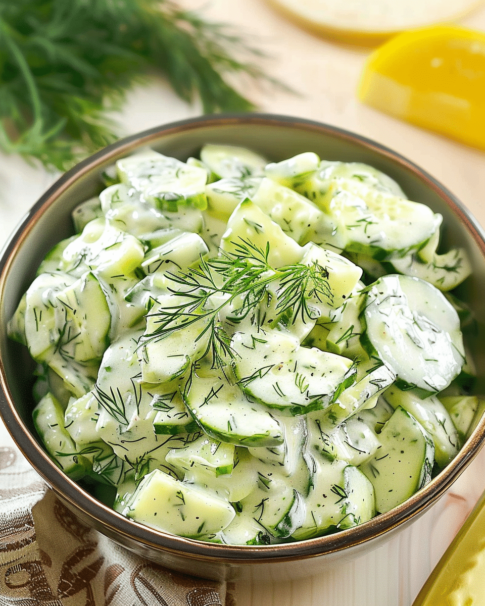 Cucumber Dill Salad