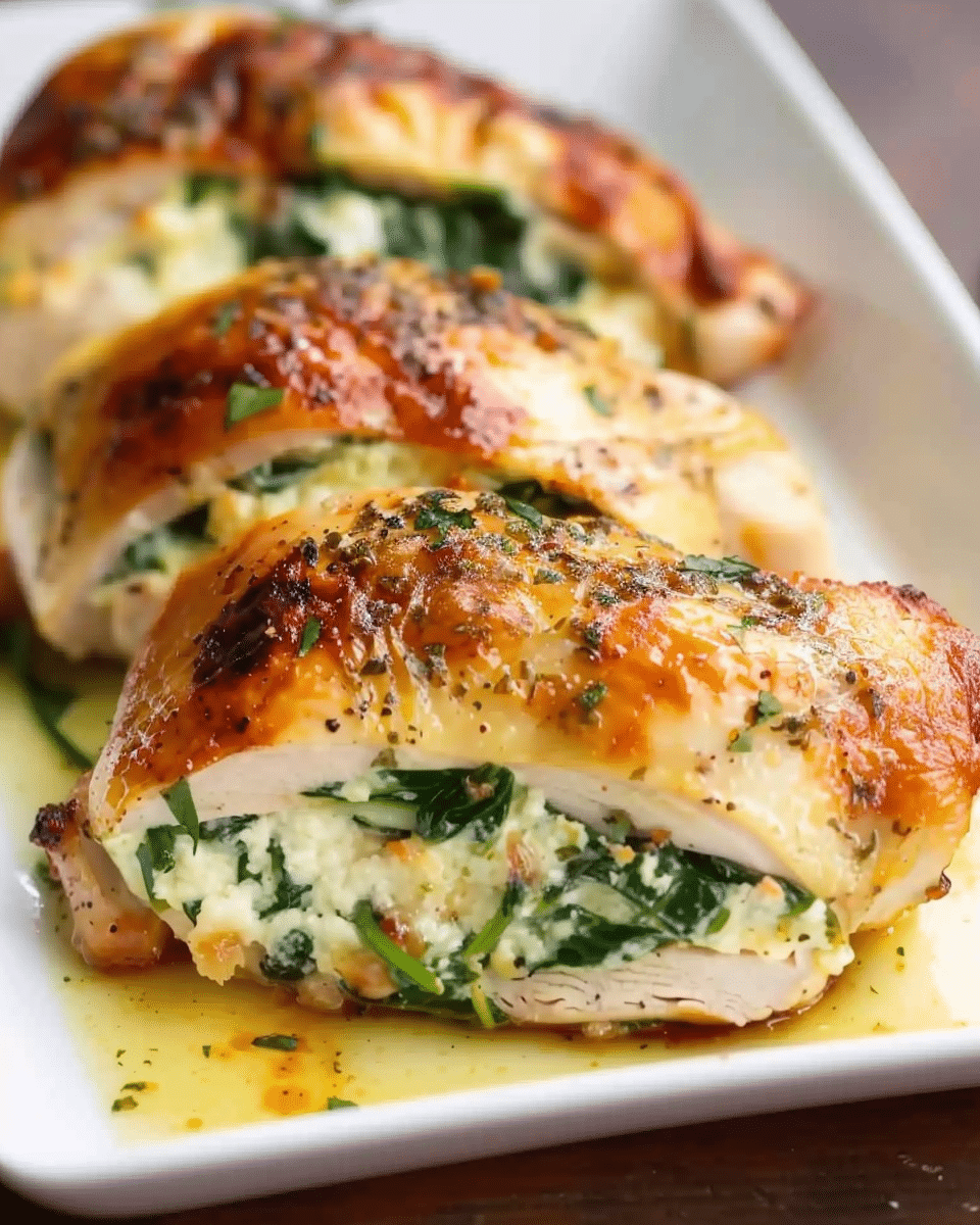 Spinach Stuffed Chicken
