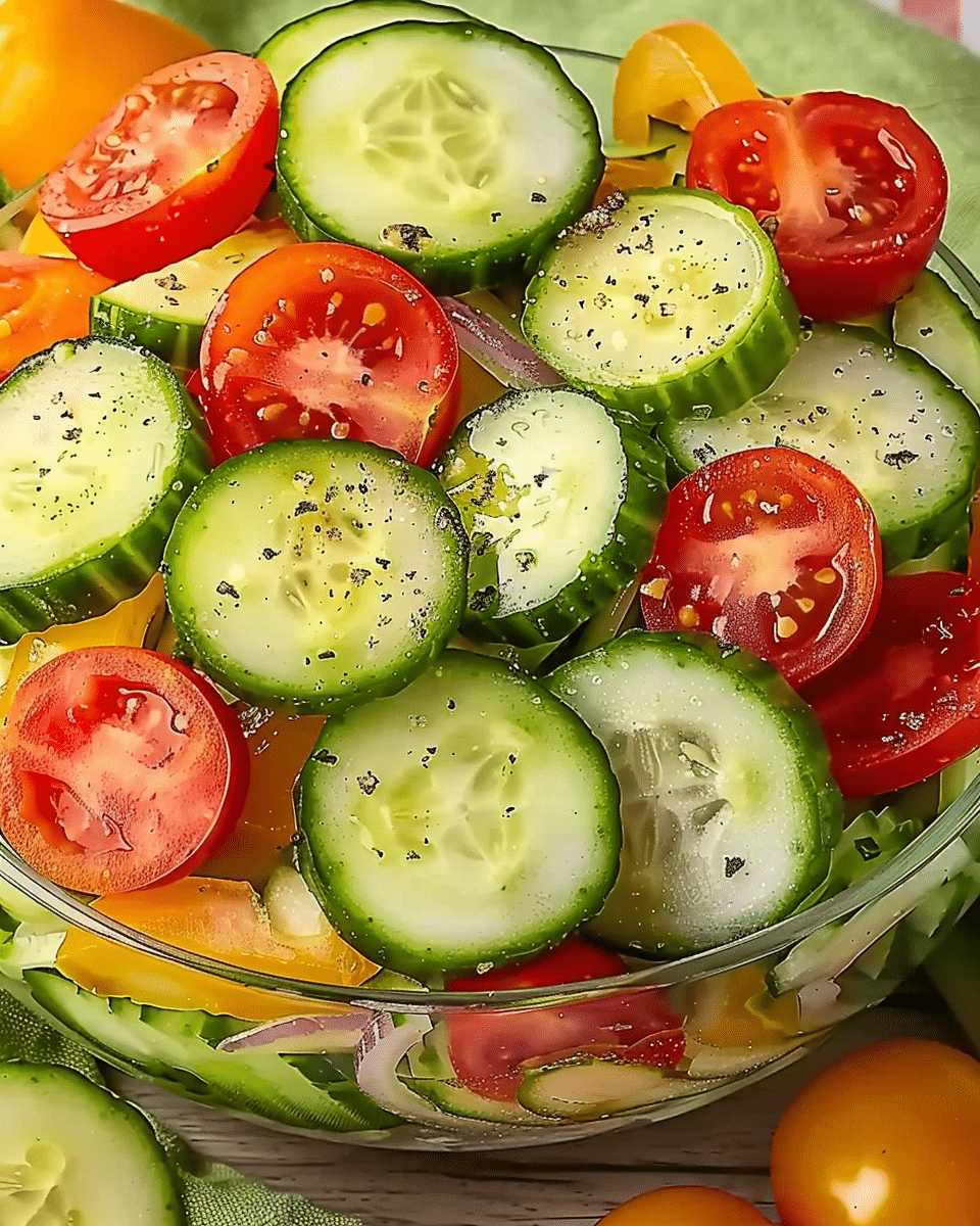 Cucumber Tomato Salad Recipe