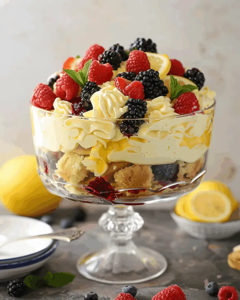 Lemon Berry Trifle Recipe