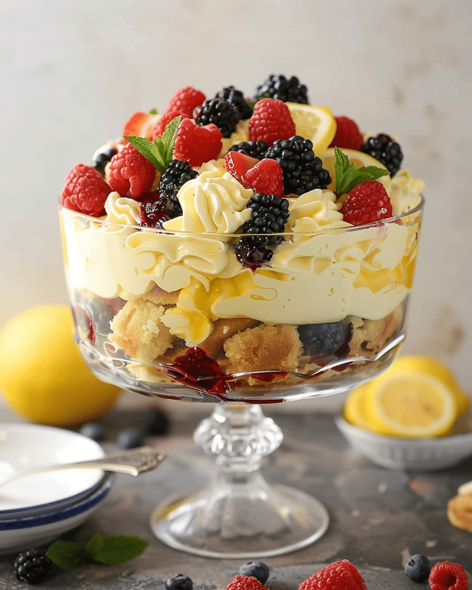 Lemon Berry Trifle Recipe