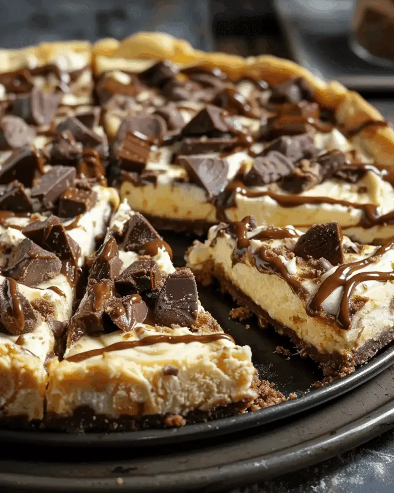 Deep Dish Cookie Dough Cheesecake Pizza