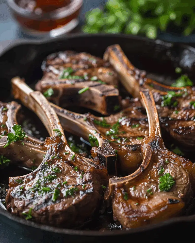 Pan-Seared Lamb Chops