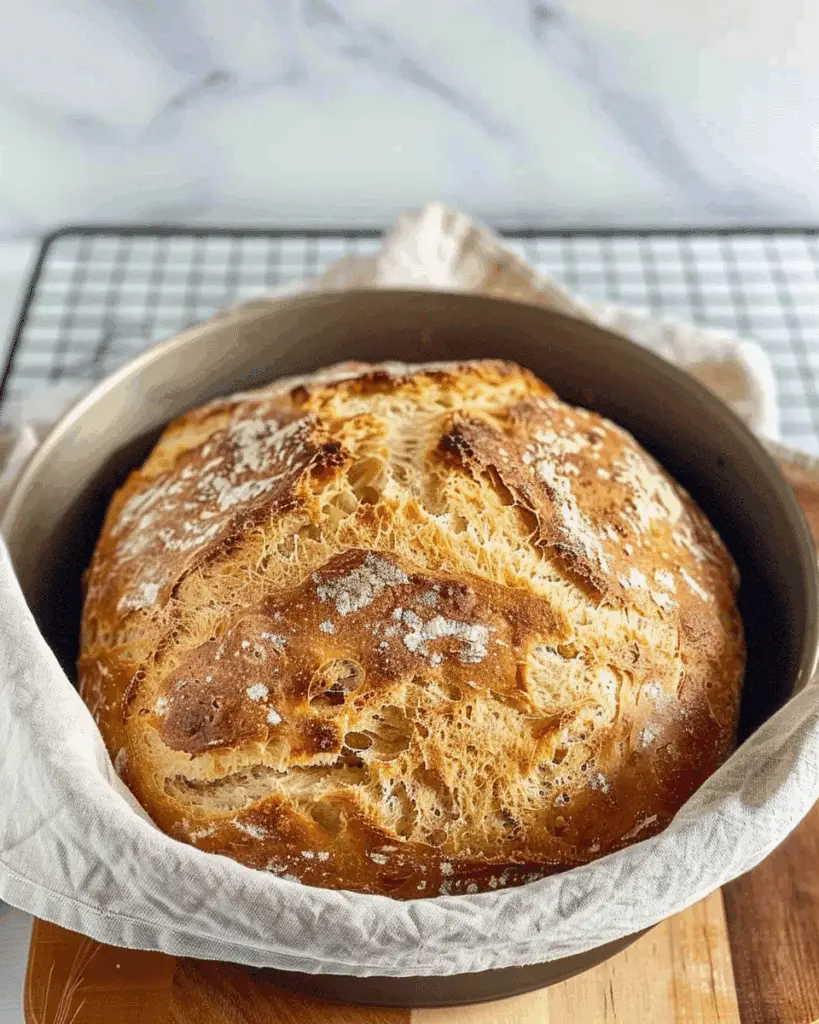 Quick And Easy No-Knead Bread