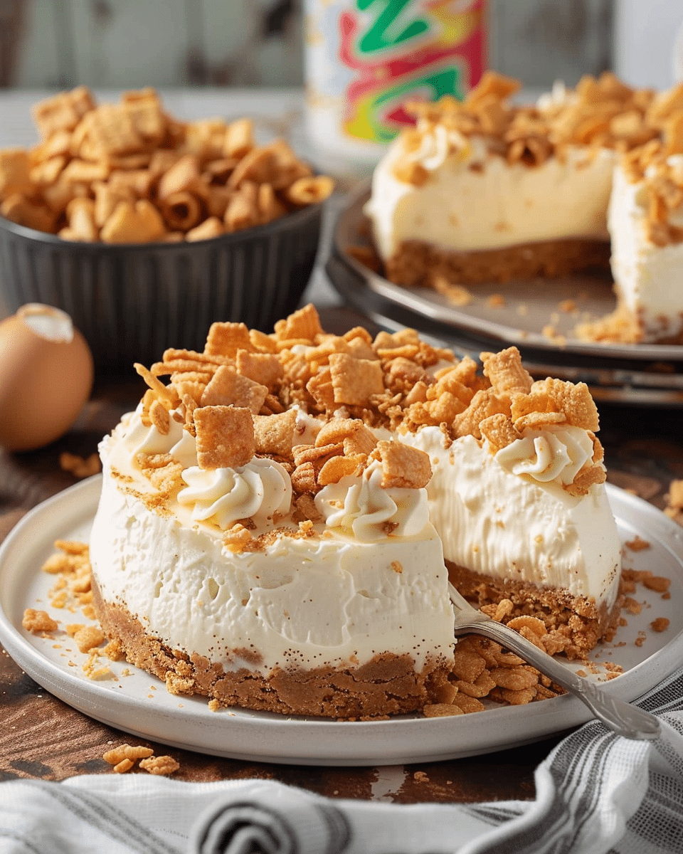 Cinnamon Toast Crunch Cheesecake