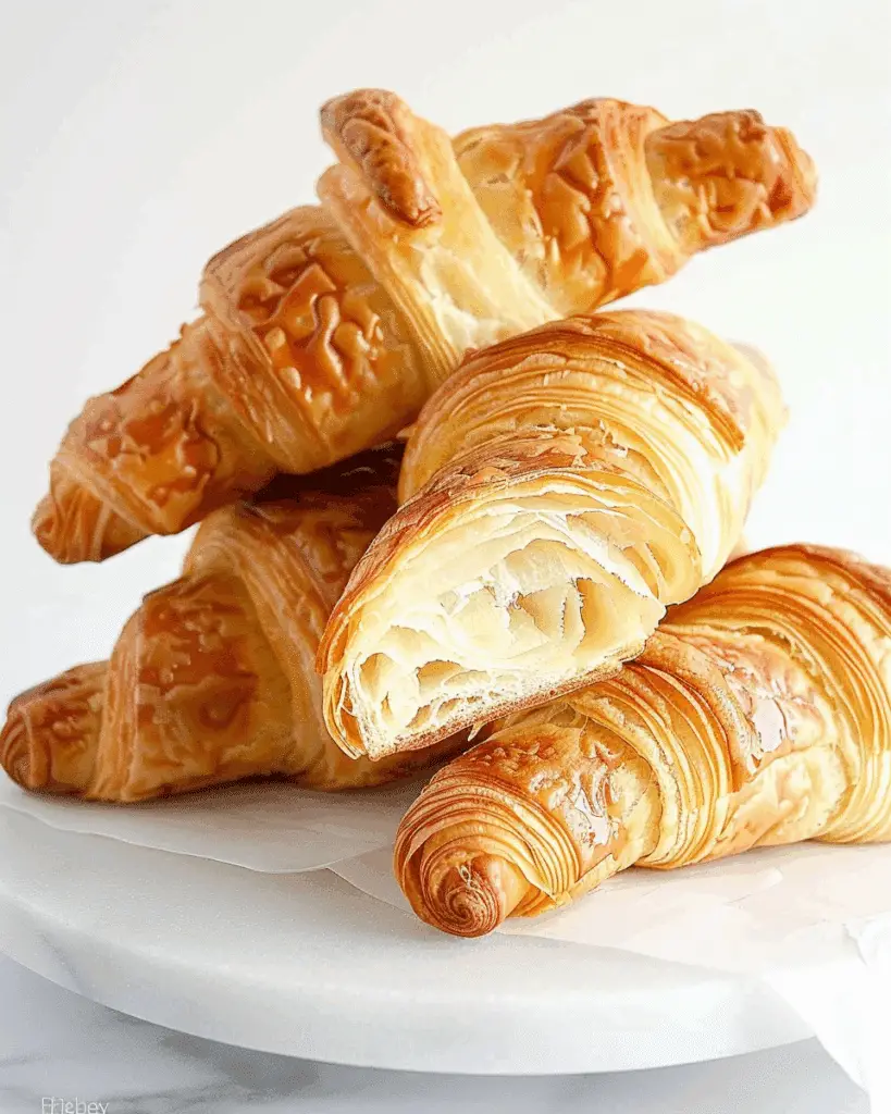 Homemade Flaky Croissants Recipe