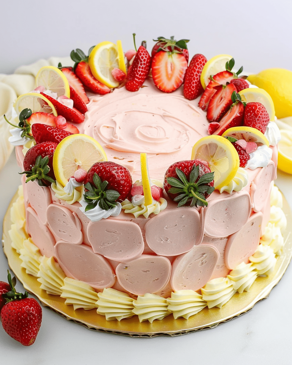 Strawberry Lemon Cake
