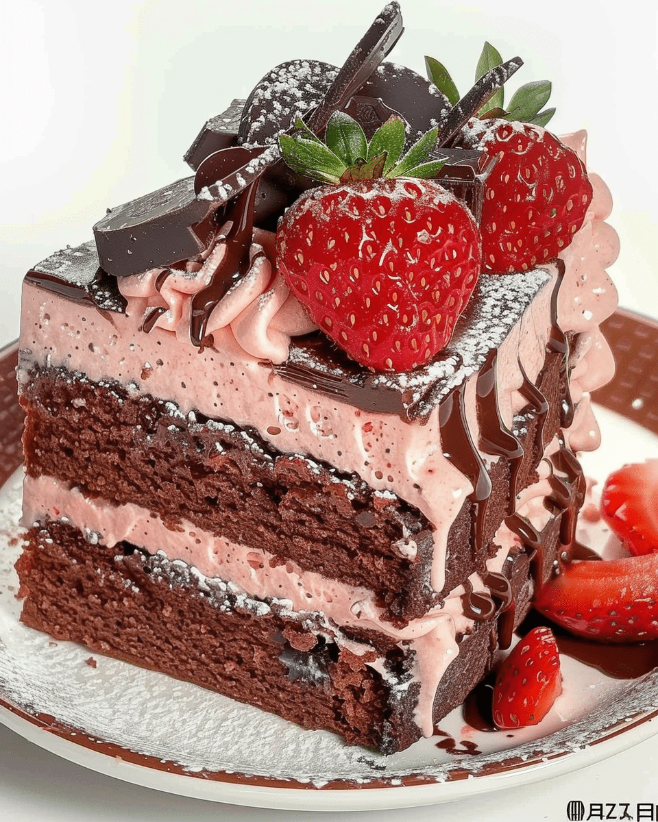 Strawberry Chocolate Cake