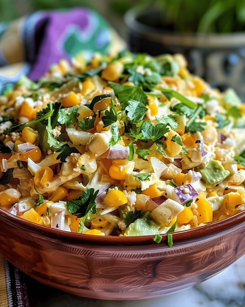 Mexican Street Corn Coleslaw