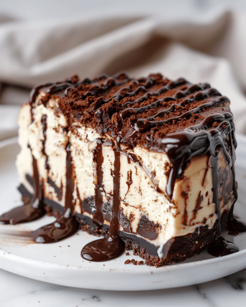 Brownie Sundae Cheesecake