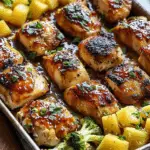 Best Hawaiian Chicken Sheet Pan