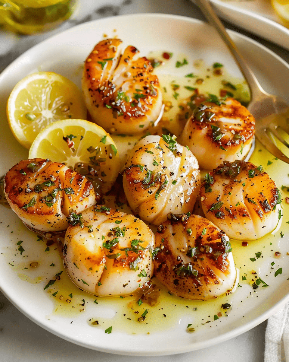 Lemon Butter Scallops