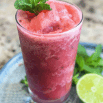 Watermelon Mint Lime Slushies