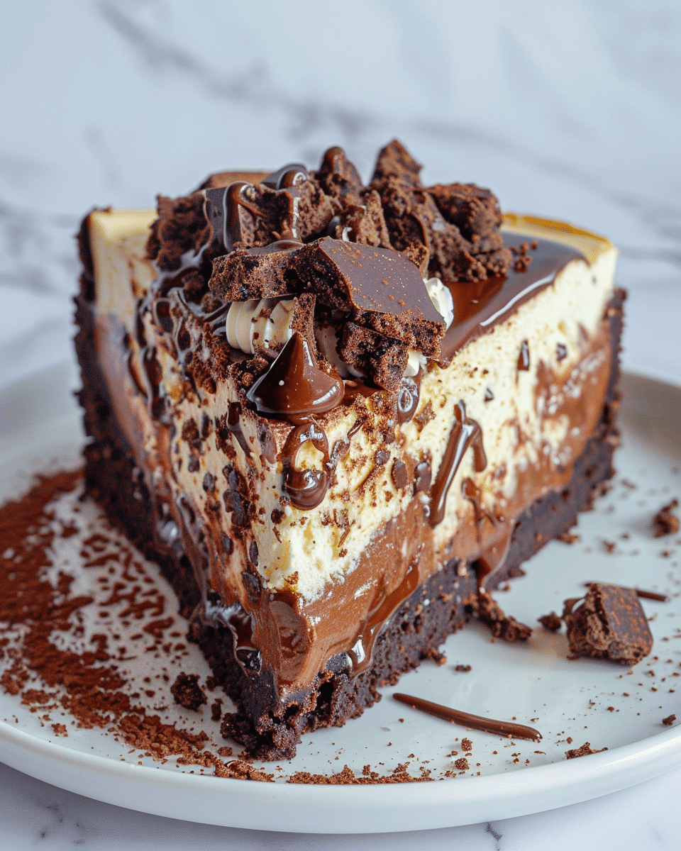 Brownie Sundae Cheesecake
