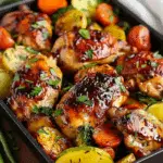 Best Balsamic Glazed Chicken and Veggies