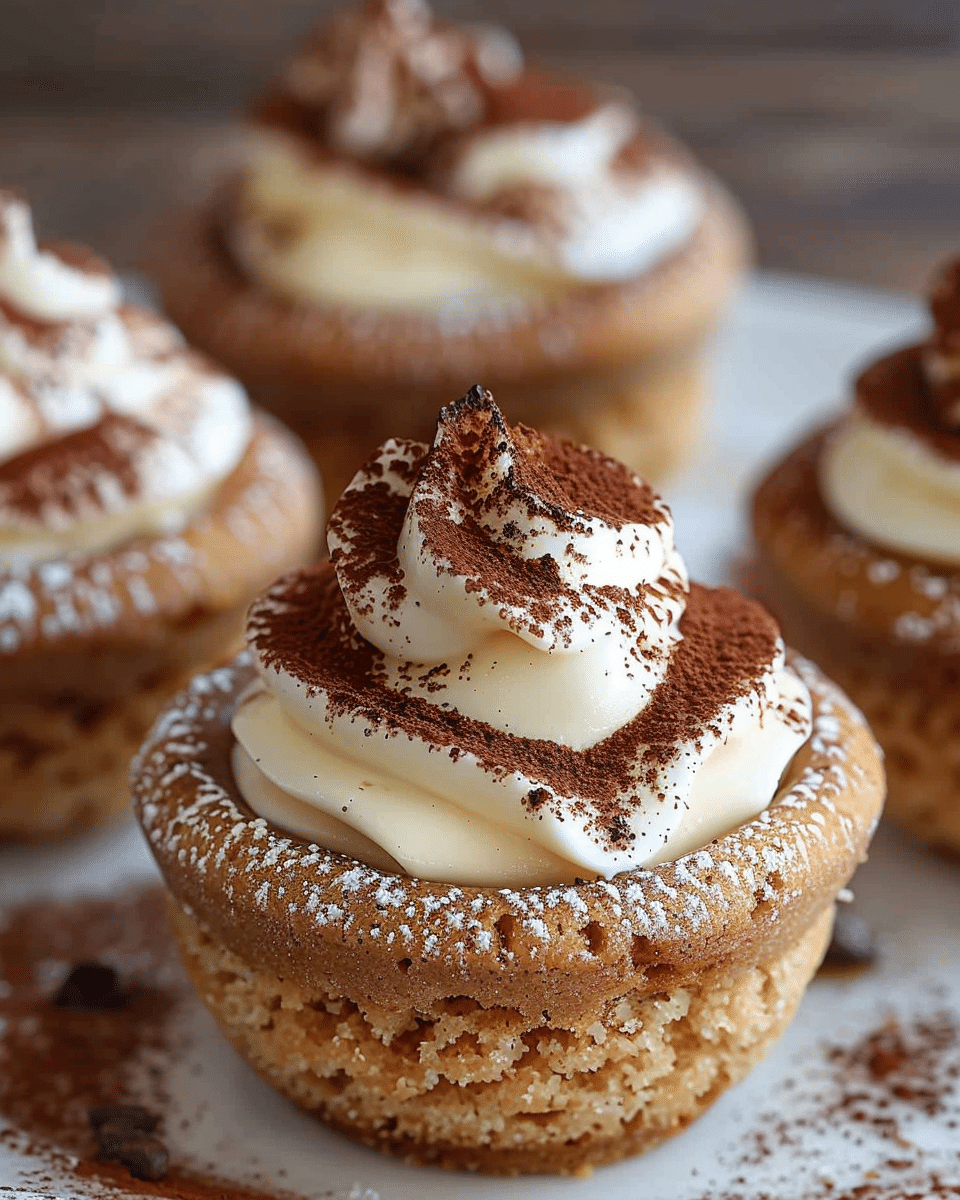 Tiramisu Cookie Cups