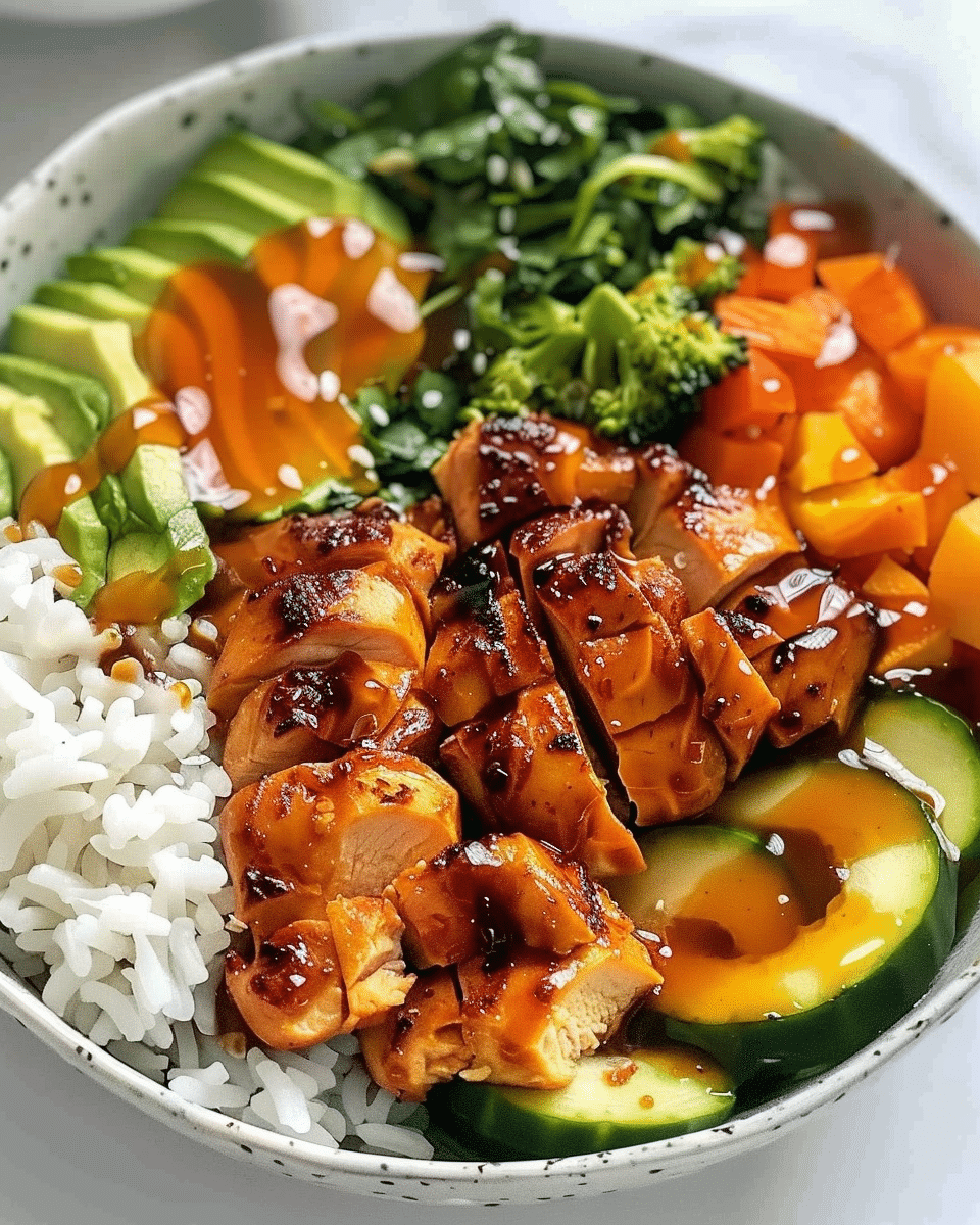 Hot Honey Chicken Bowls Recipe