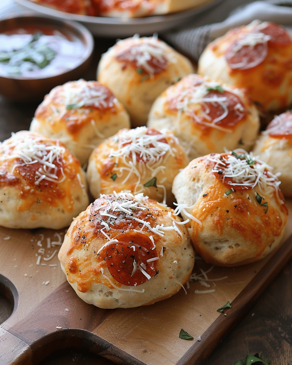 Pepperoni Pizza Bombs