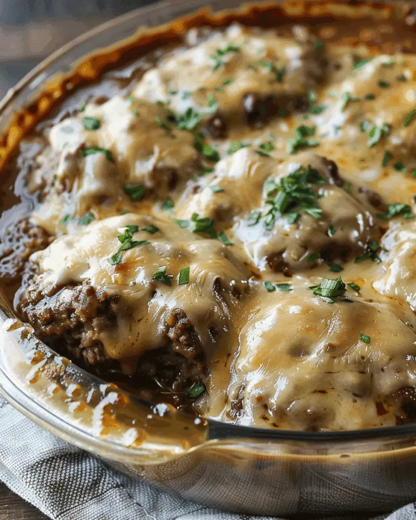 Amish Hamburger Steak Bake
