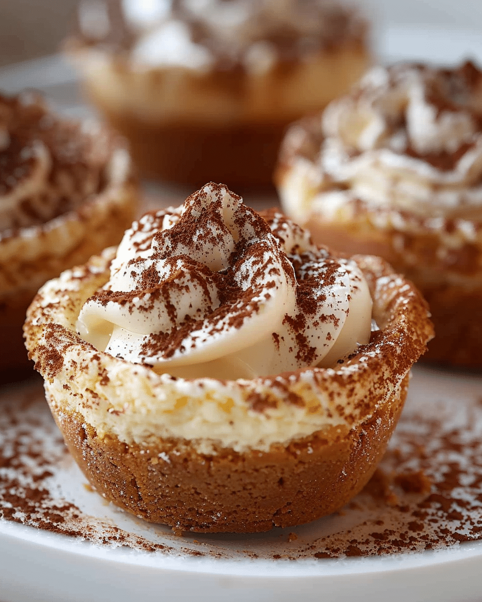 Tiramisu Cookie Cups