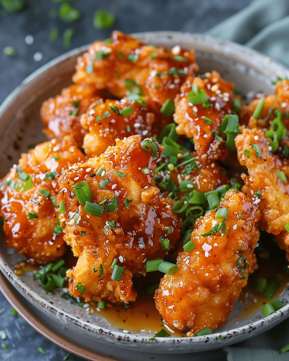 Baked Crunchy Hot Honey Chicken Recipe