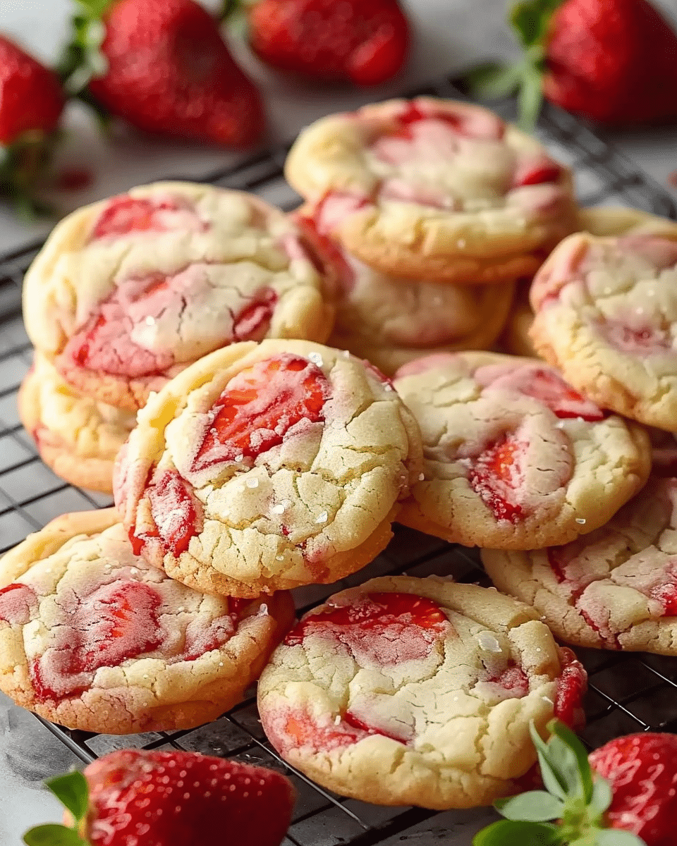 Strawberry Cheesecake Cookies Recipe