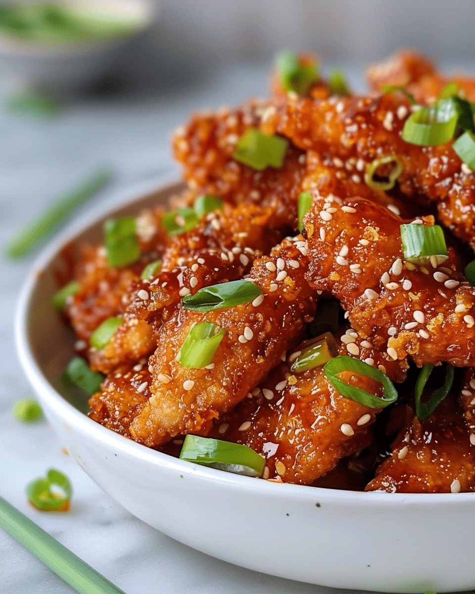 Baked Crunchy Hot Honey Chicken Recipe