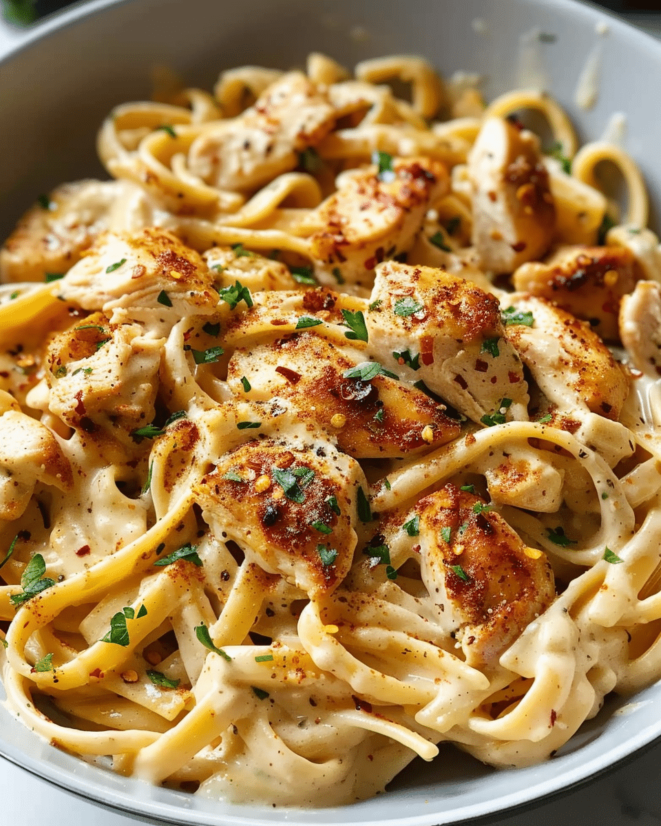 Five-Ingredient Creamy Cajun Chicken Pasta