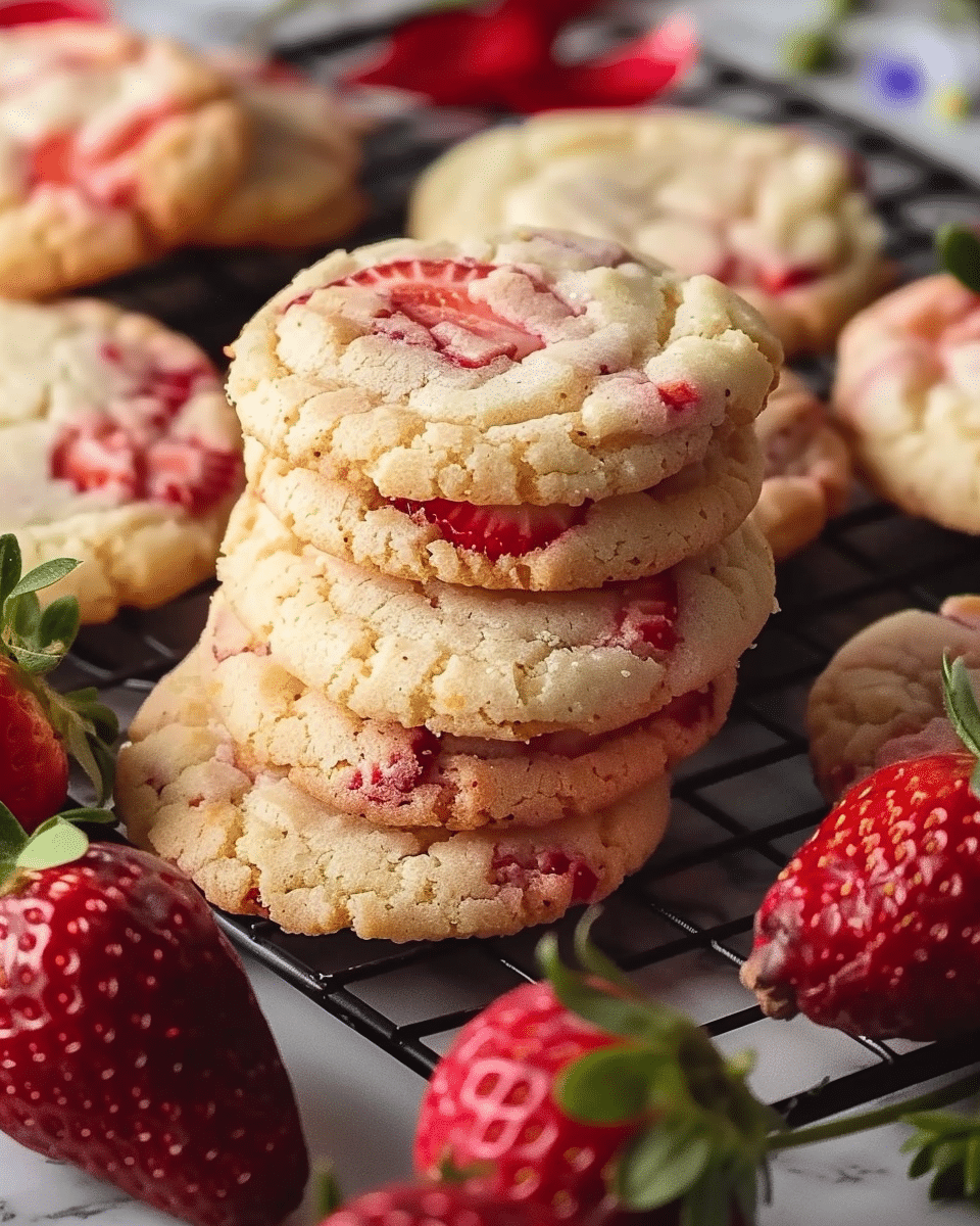 Strawberry Cheesecake Cookies Recipe