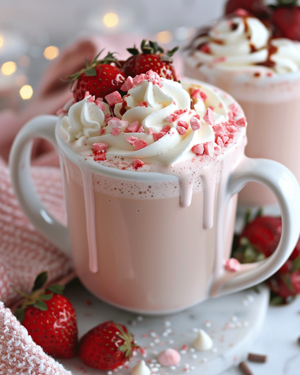 Strawberry Hot Chocolate