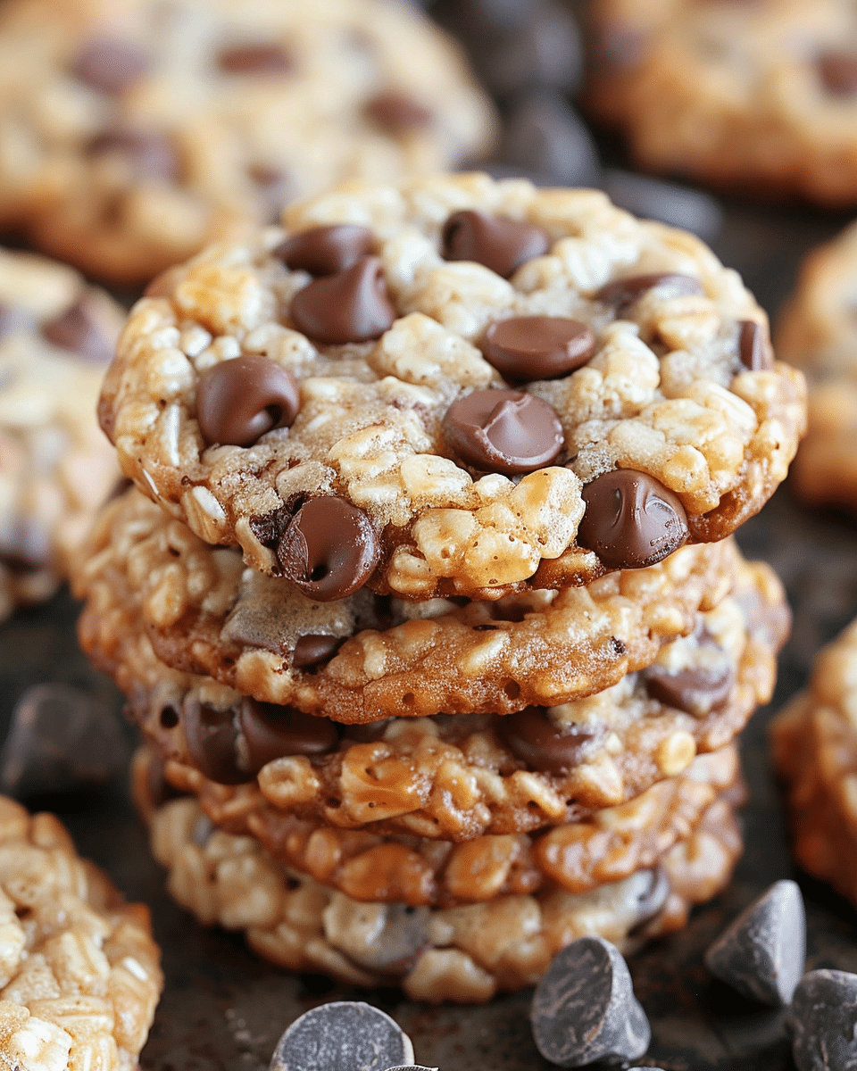 Rice Krispie Chocolate Chip Cookies