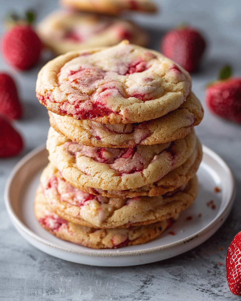 Best Strawberry Cheesecake Cookies Recipe