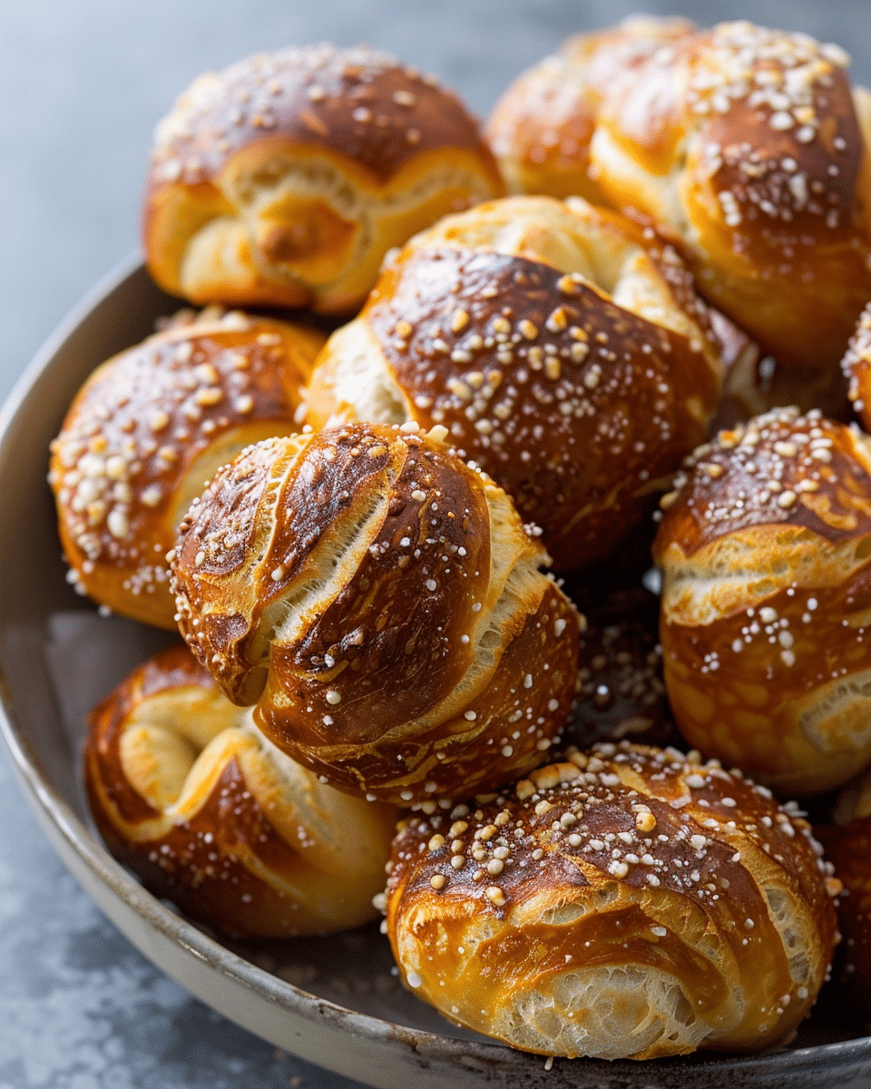 Easy Homemade Soft Pretzel Bites Recipe