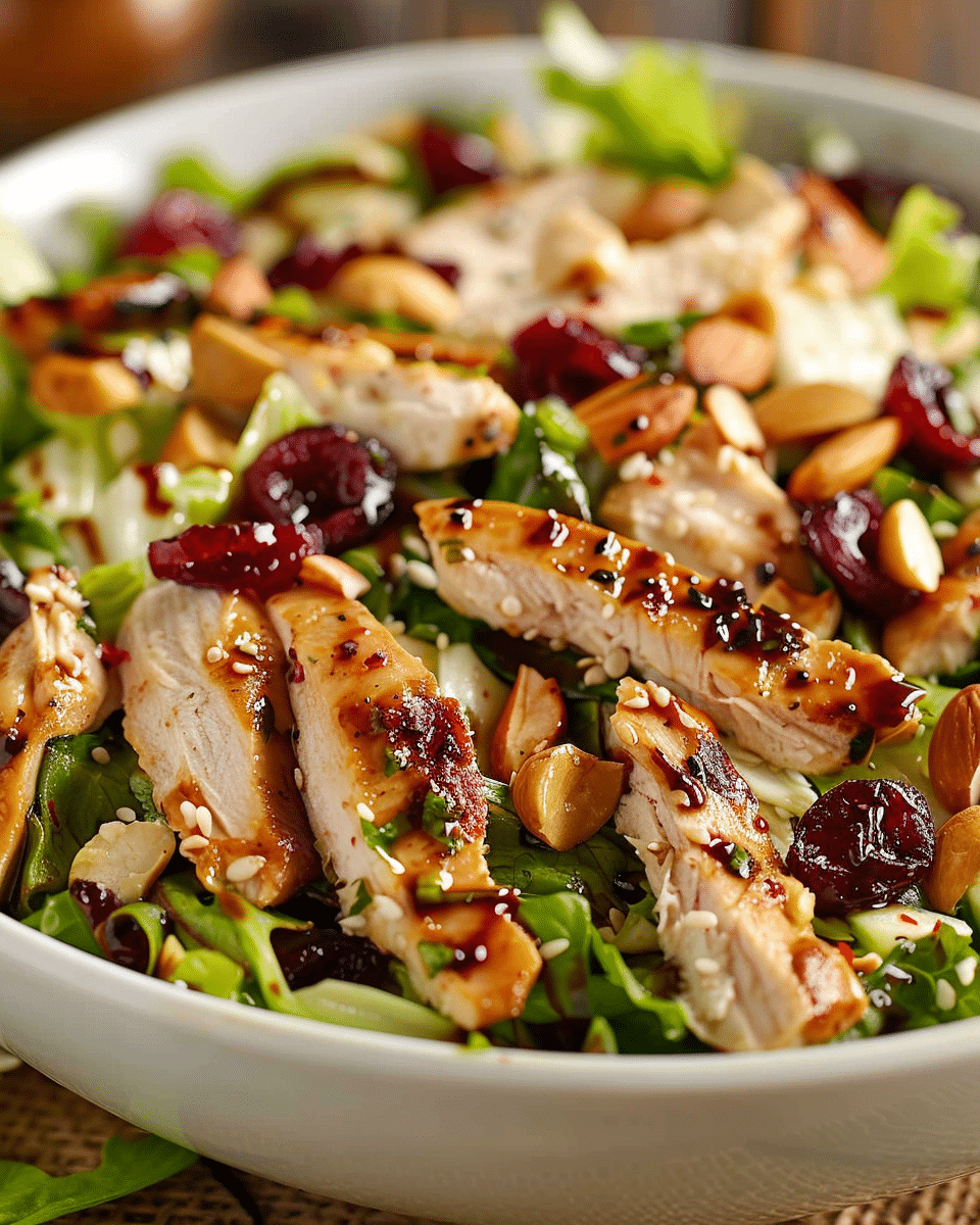 Asian Chicken Cranberry Salad