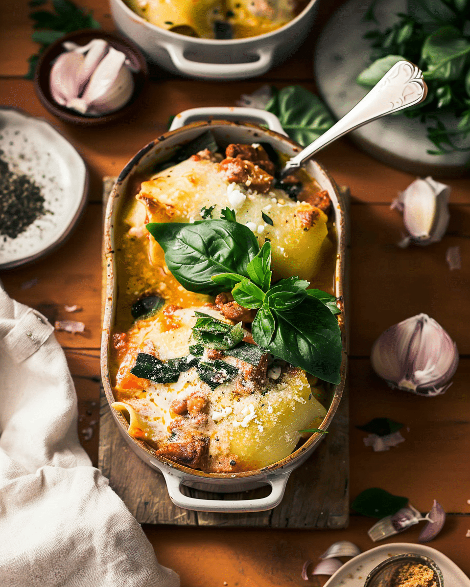 Easy Creamy Lasagna Soup