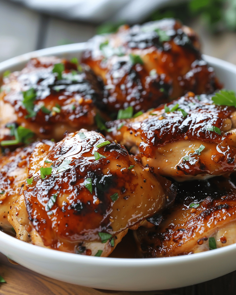 Sweet & Savory Grilled Chicken Thighs
