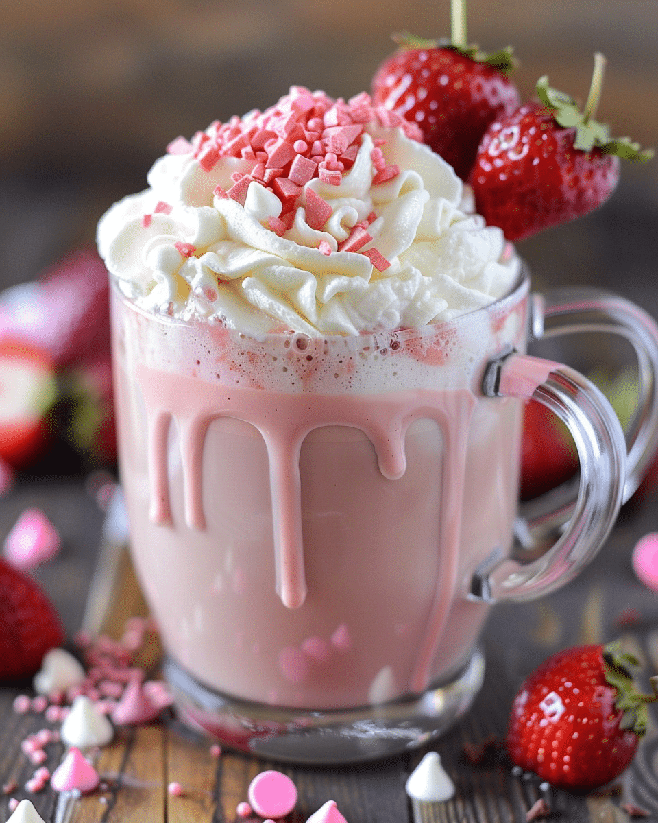 Strawberry Hot Chocolate