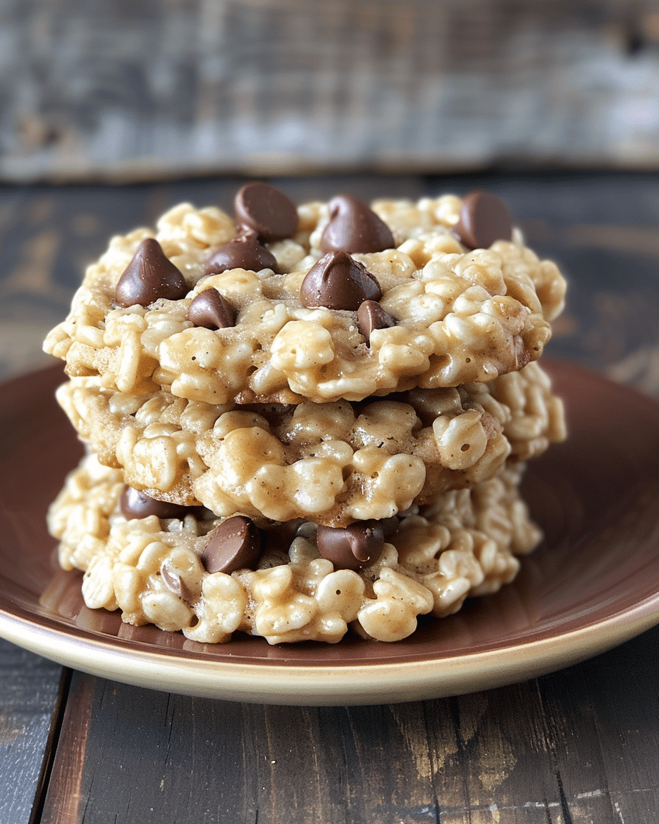 Rice Krispie Chocolate Chip Cookies