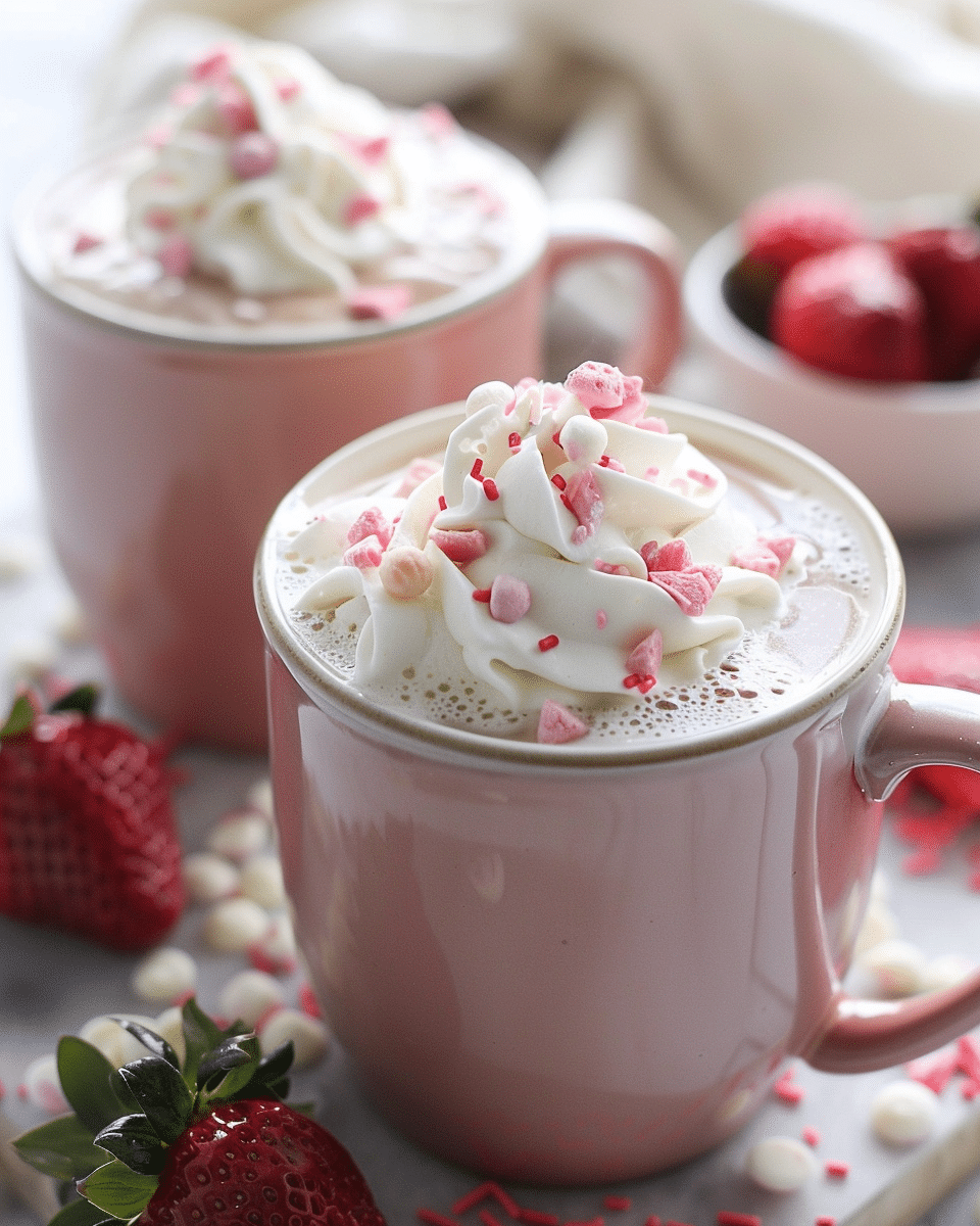 Strawberry Hot Chocolate