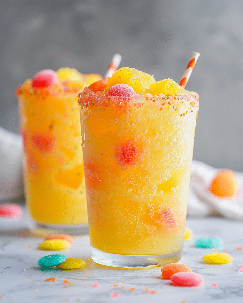 3-Ingredient Sherbet Punch (with Sprite & Pineapple Juice)