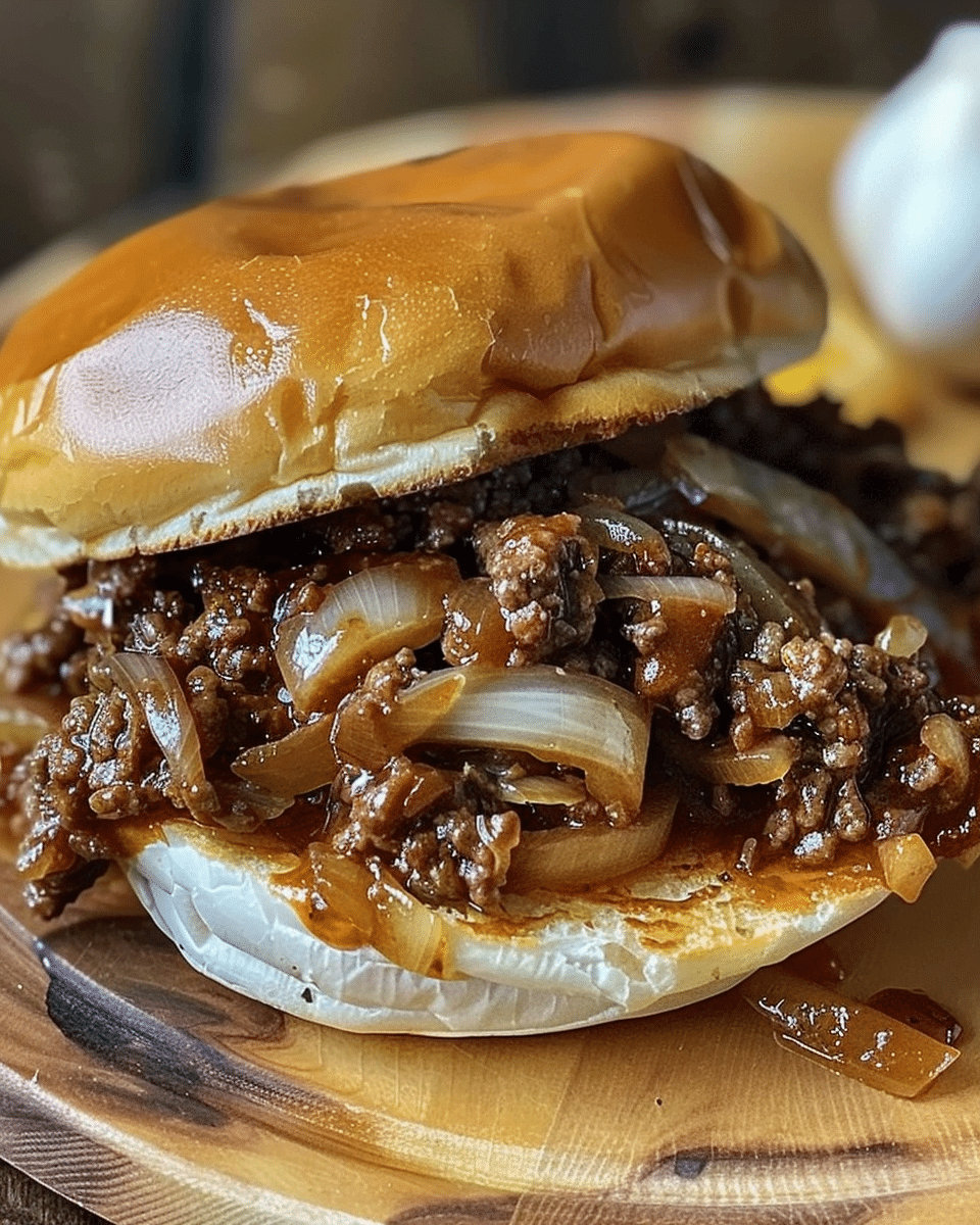 Incredible French Onion Beef Sloppy Joes