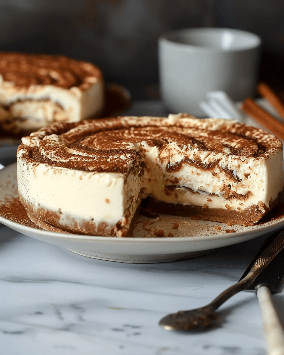 Cinnamon Roll Cheesecake
