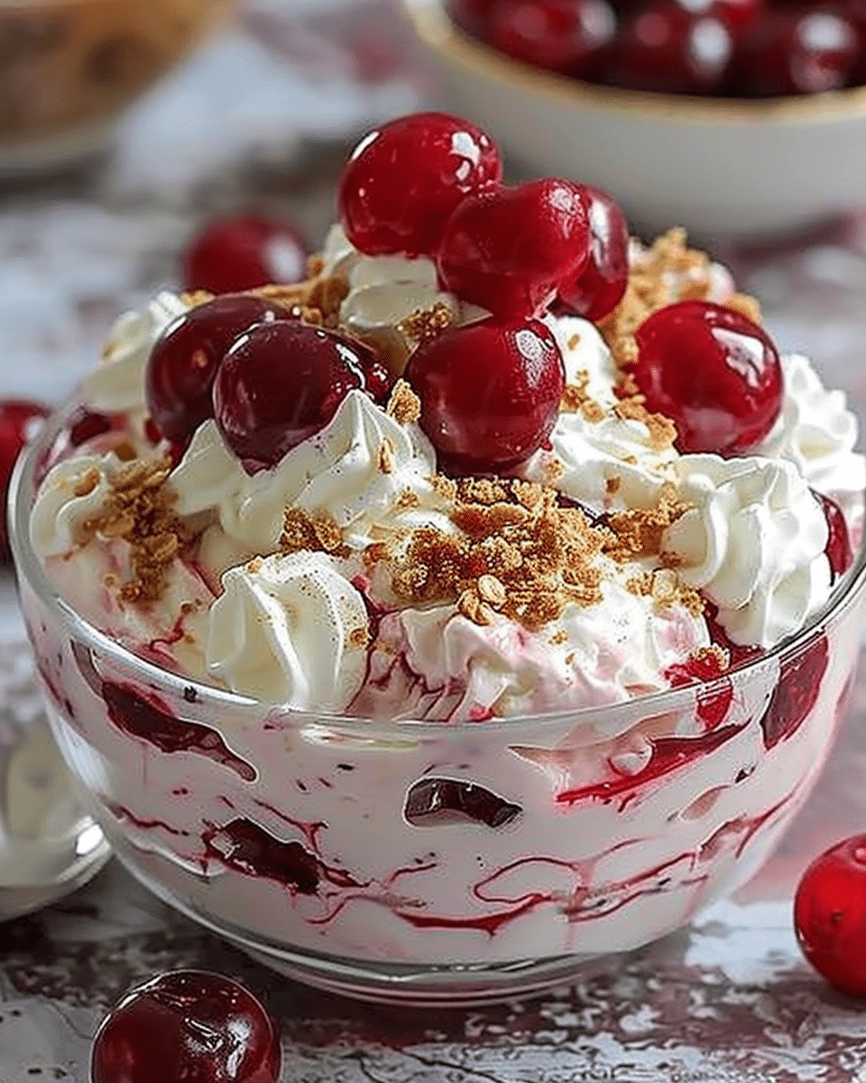 Keto Cherry Cheesecake Fluff