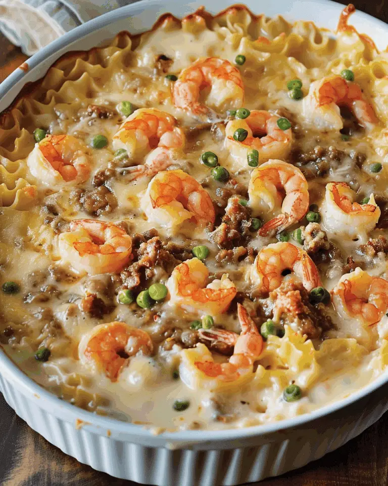 Shrimp Scampi Pasta Bake