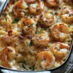 Shrimp Scampi Pasta Bake
