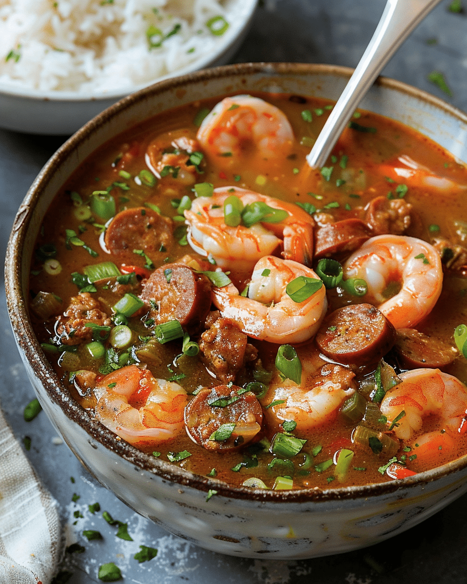 Creole-Style Shrimp and Sausage Gumbo