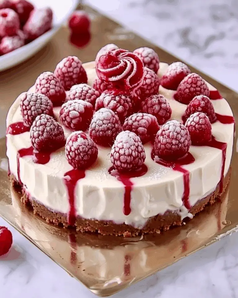 Raspberry Ice Cream Cheesecake