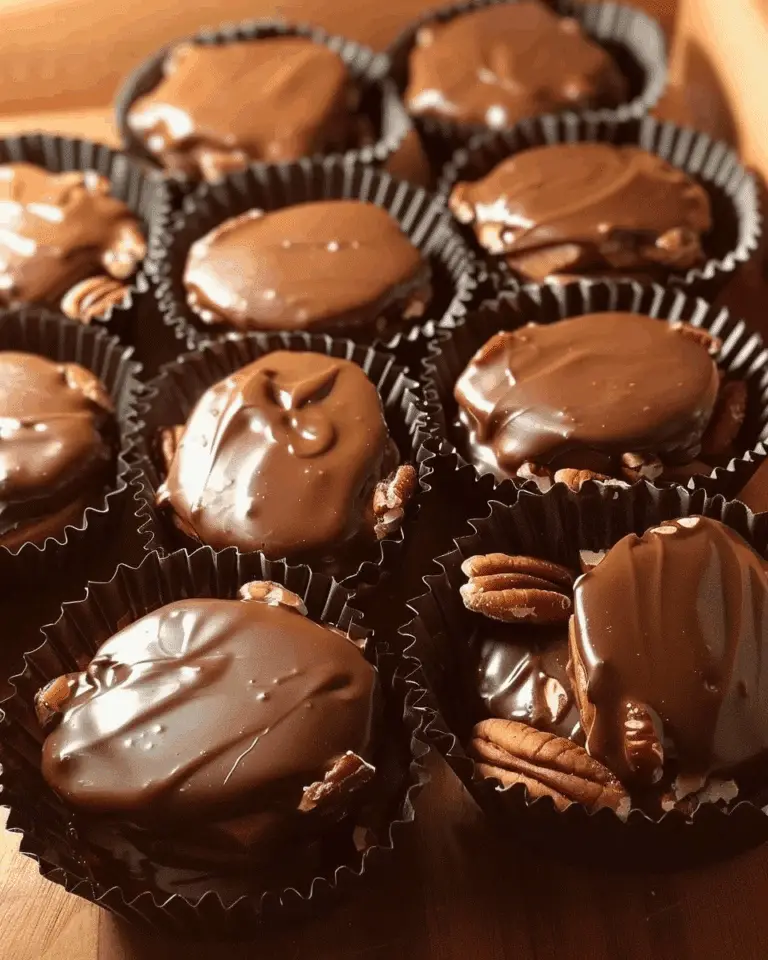 Turtle Candy with Pecans and Caramel