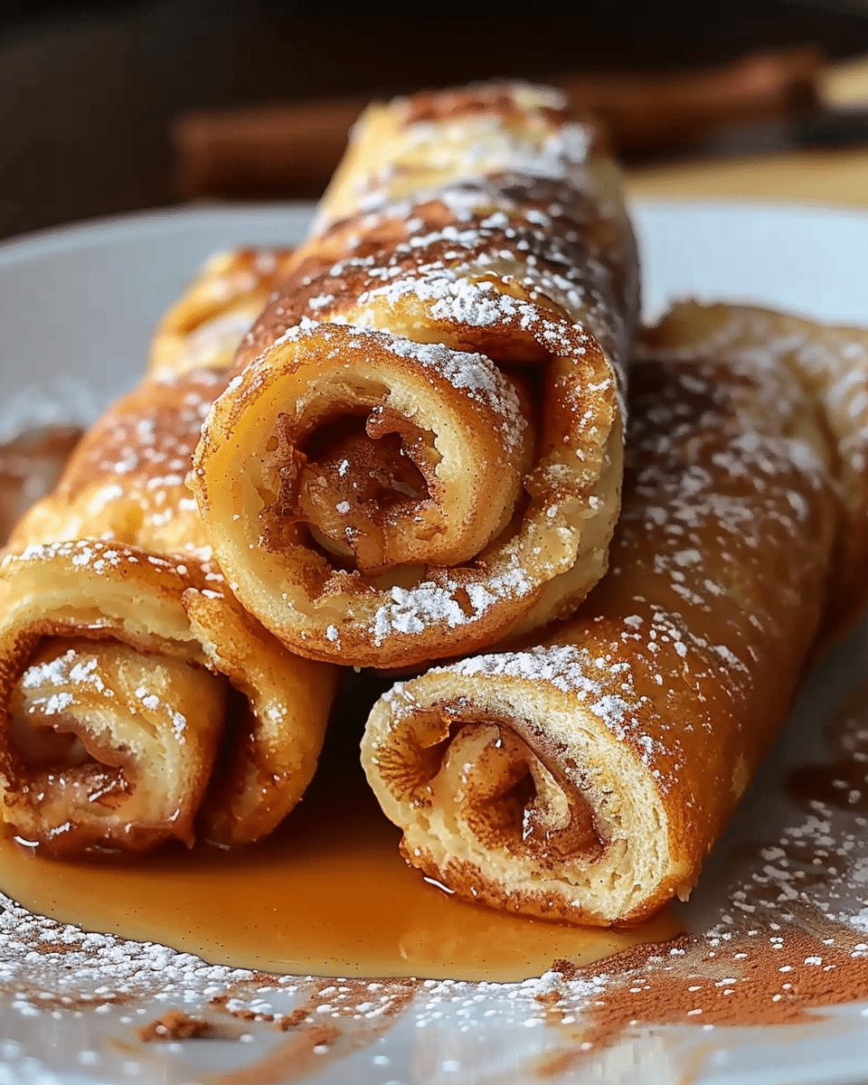 Cinnamon Roll French Toast Roll-Ups